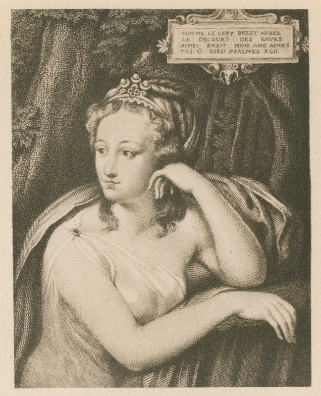 Diane De Poitiers (litho) de English School