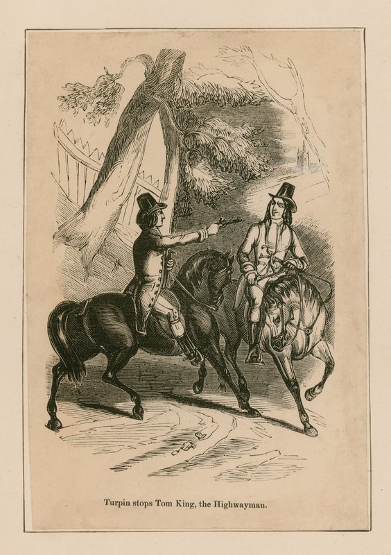 Dick Turpin para Tom King, o homem da estrada de English School