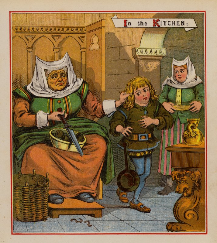 Dick Whittington e o seu gato (cor litho) de English School