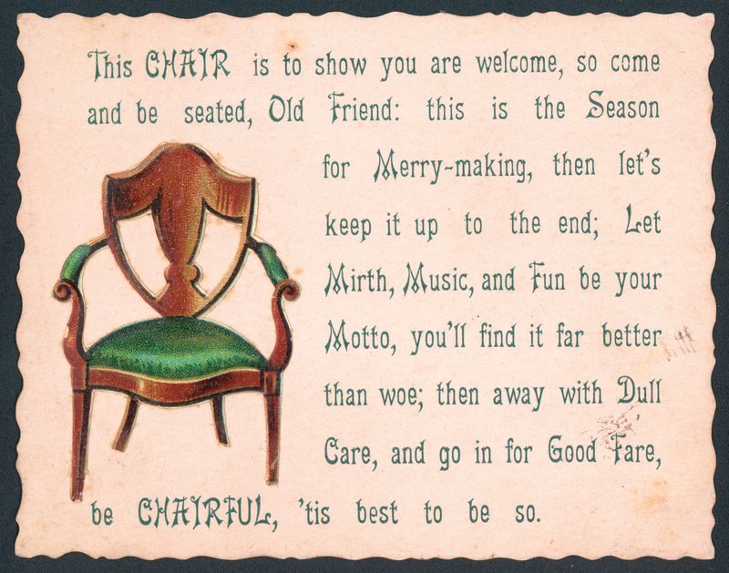 Cadeira De Jantar, Christmas Card de English School