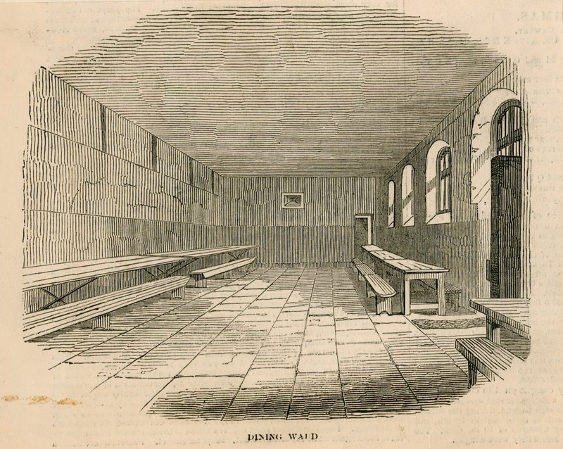 Refeição na prisão de Newgate de English School