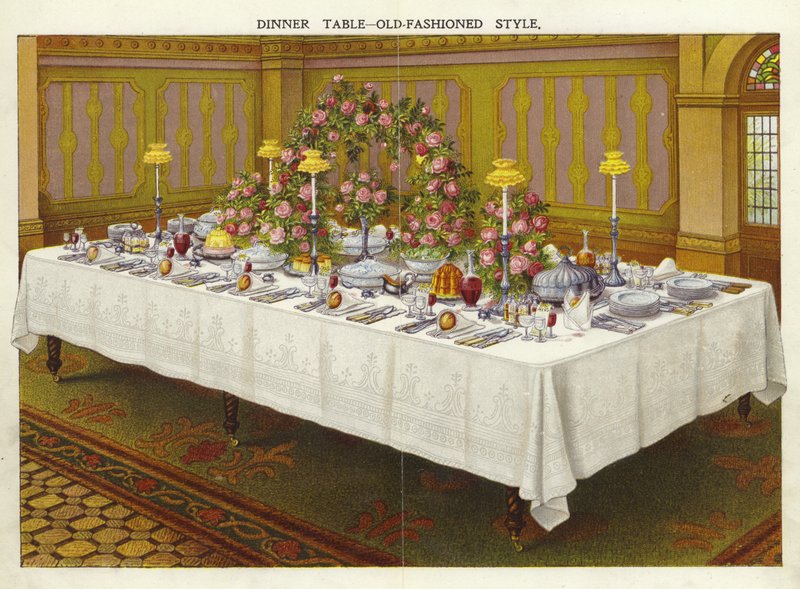 Mesa de Jantar - estilo antiquado de English School