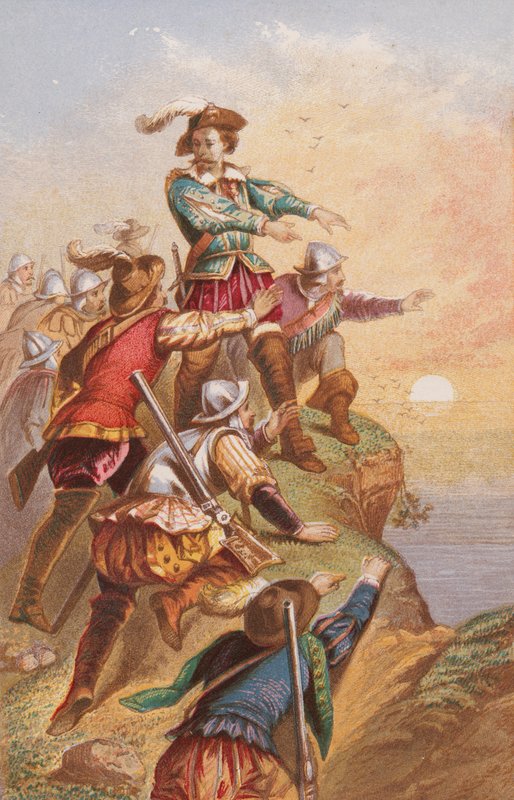 Descoberta do Oceano Pacífico de English School
