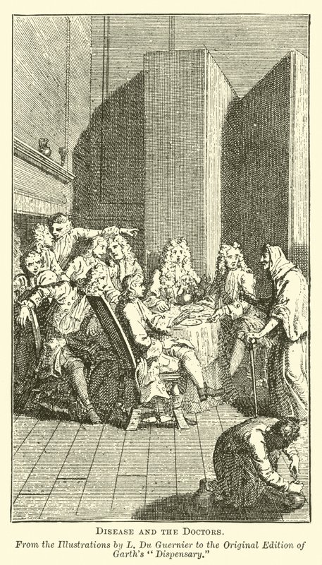 Doença e os médicos de English School