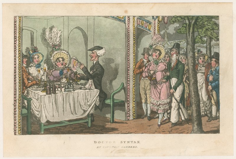 Doutor, sintaxe, Vauxhall, jardins de English School