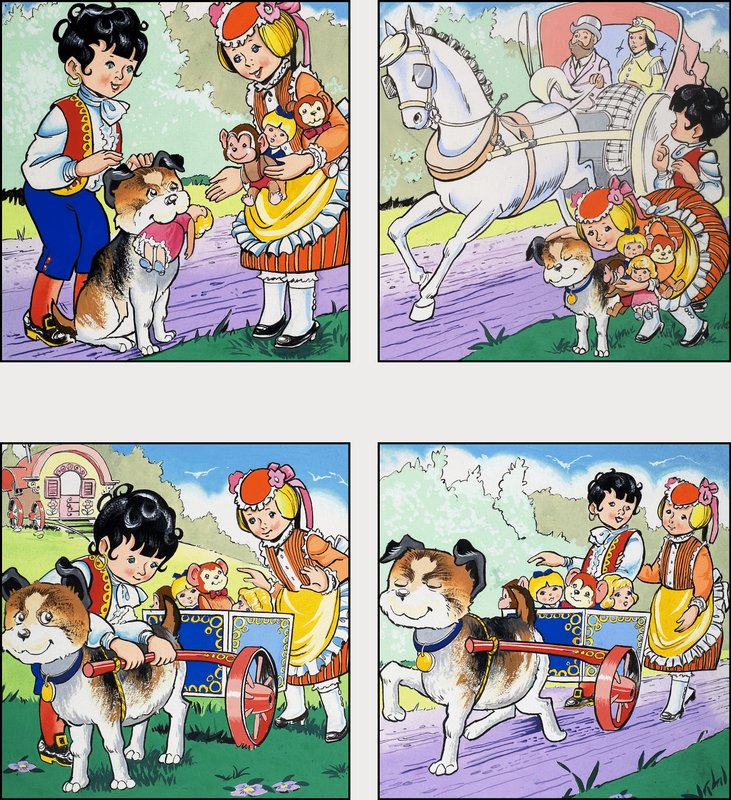 Cão e Carrinho de English School