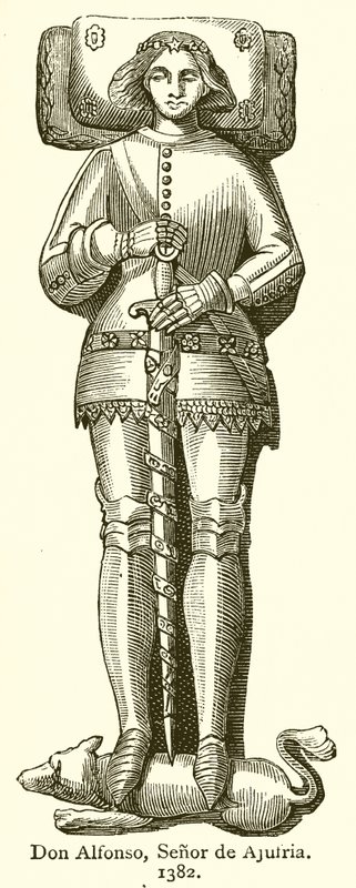 Dom Alfonso, senhor de Ajufria. 1382 de English School