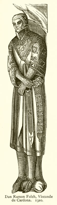 Don Ramon Folch, visconde de Cardona. 1320 de English School