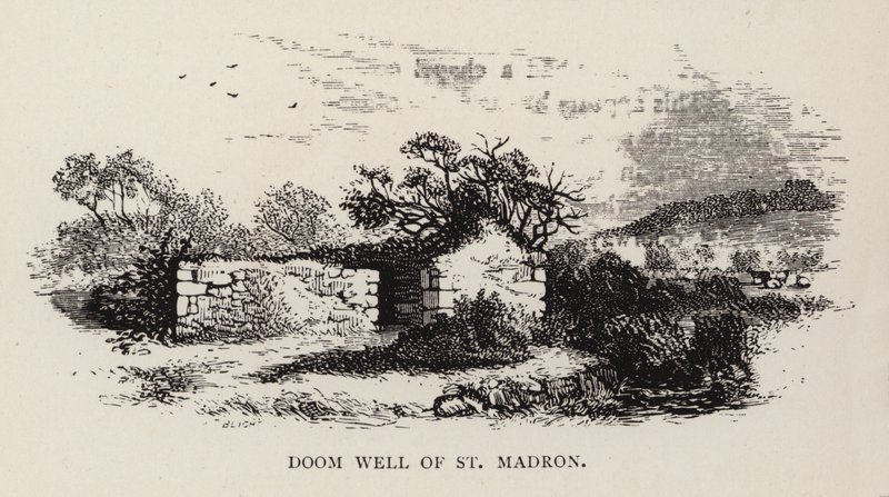Doom Well of St Madron (gravura) de English School