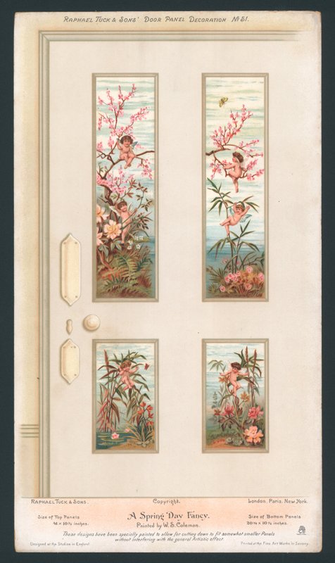 Decoração do painel da porta de English School