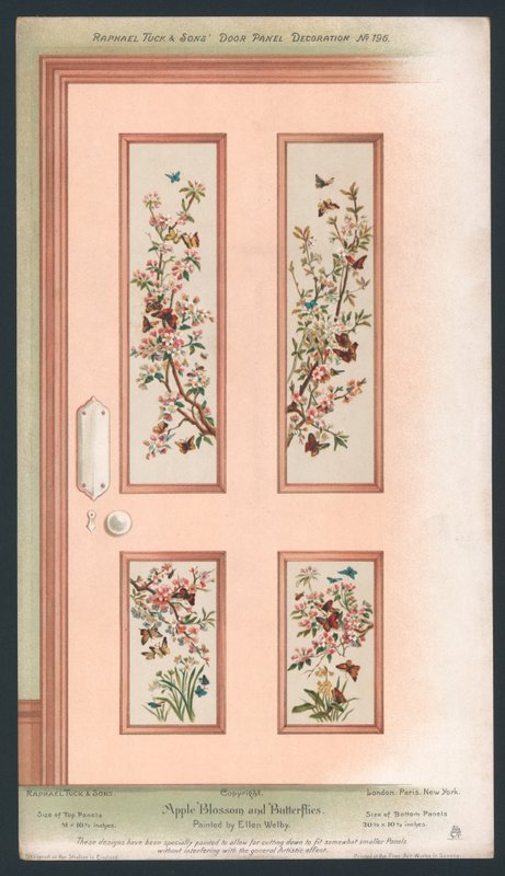 Decoração do painel da porta de English School