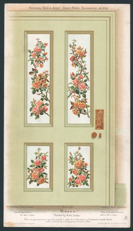 Decoração do painel da porta de English School
