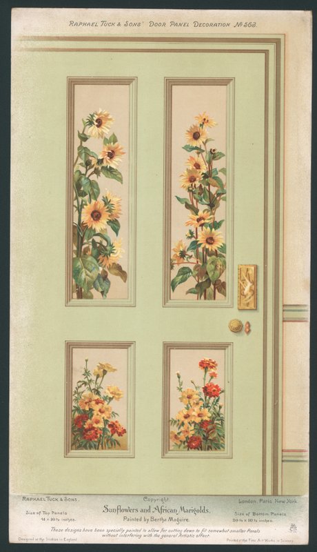 Decoração do painel da porta de English School