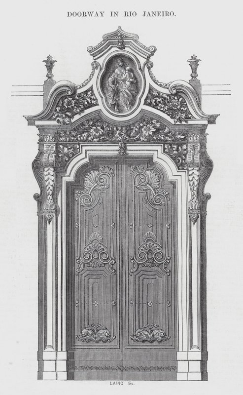Porta no Rio de Janeiro (gravura) de English School