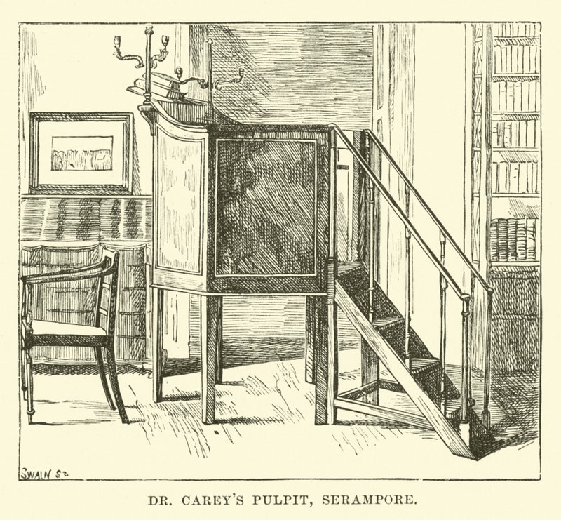Dr. Careys Pulpit, Serampore de English School