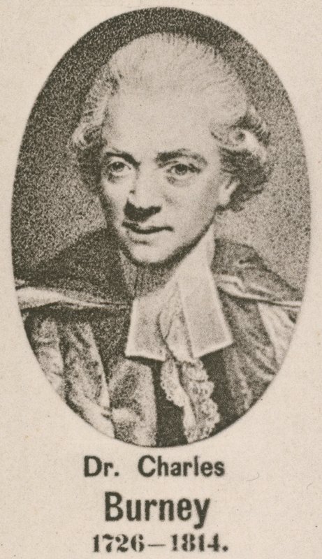 Dr Charles Burney (gravura) de English School