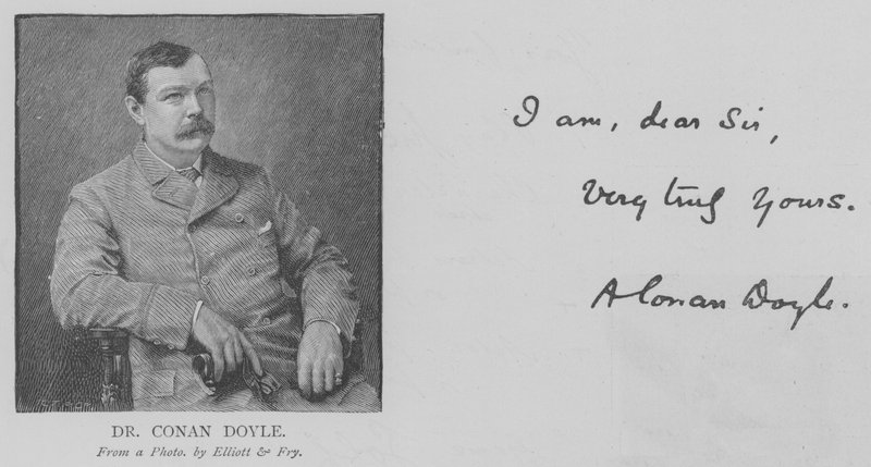 Dr Conan Doyle (gravura) de English School