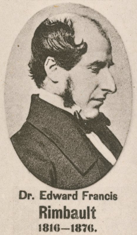 Dr. Edward Francis Rimbault (gravura) de English School