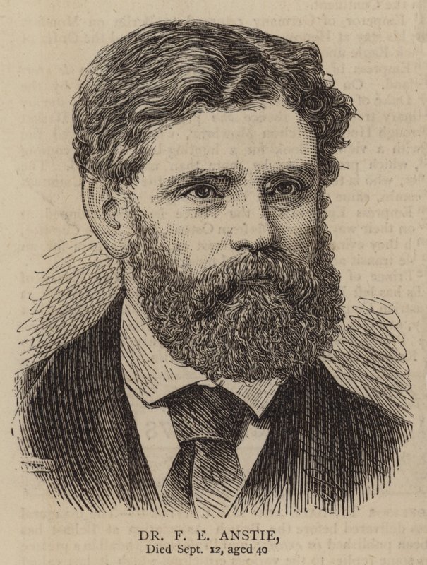 Dr F E Anstie (gravura) de English School