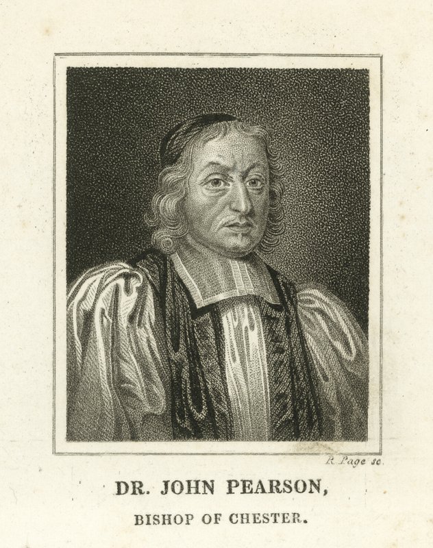 Dr. John Peason, Bispo de Chester (gravura) de English School