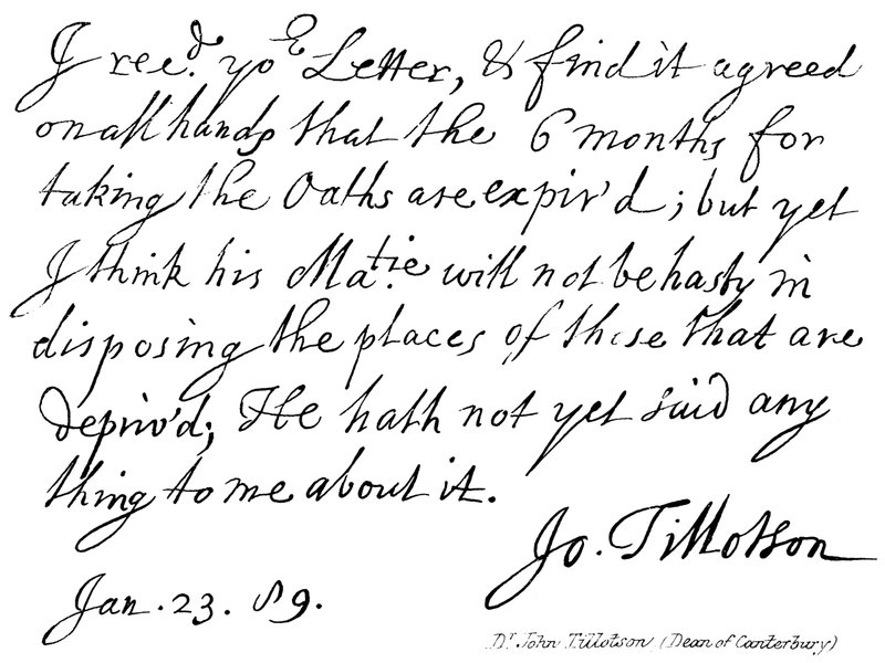 Dr. John Tillotson, (Dean de Canterbury) de English School