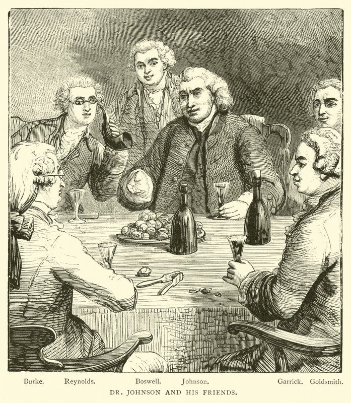 Dr. Johnson e seus amigos de English School