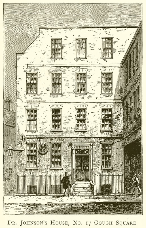 Dr. Johnsons House, não. 17 Gough Square de English School