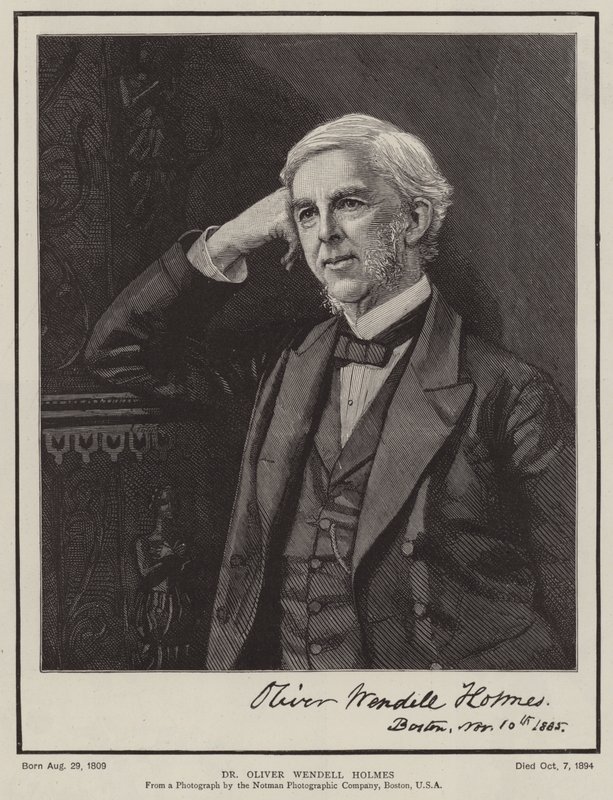 Dr Oliver Wendell Holmes (gravura) de English School
