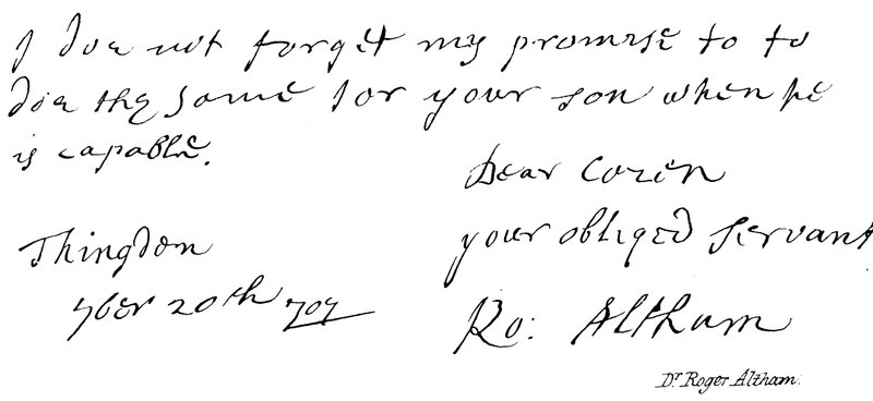 Dr. Roger Altham de English School