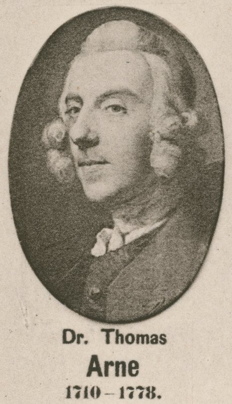 Dr. Thomas Arne (gravura) de English School