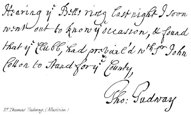 Dr. Thomas Tudway, (Músico) de English School
