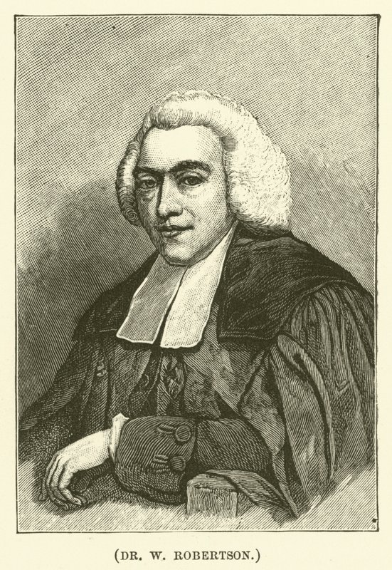 Dr. W Robertson (gravura) de English School