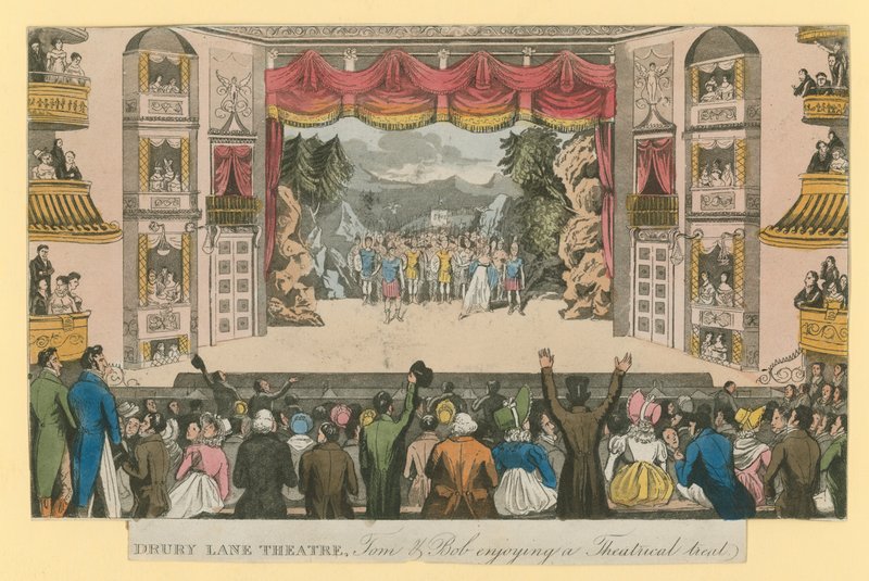 Teatro Drury Lane: Tom e Bob desfrutam de um deleite teatral de English School