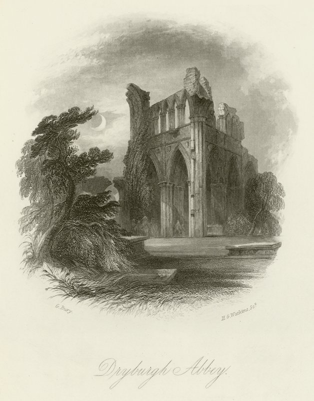 Abadia de Dryburgh de English School
