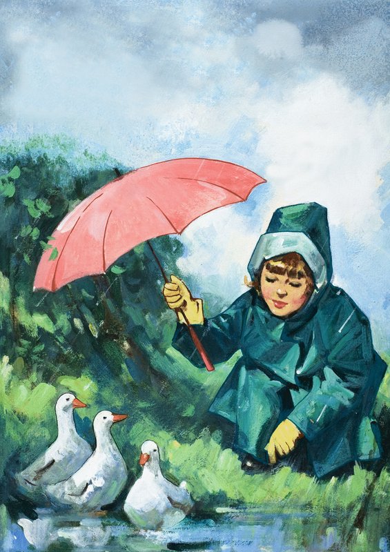 Patos na chuva de English School
