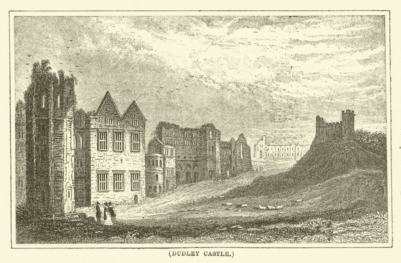 Castelo de Dudley (gravura) de English School