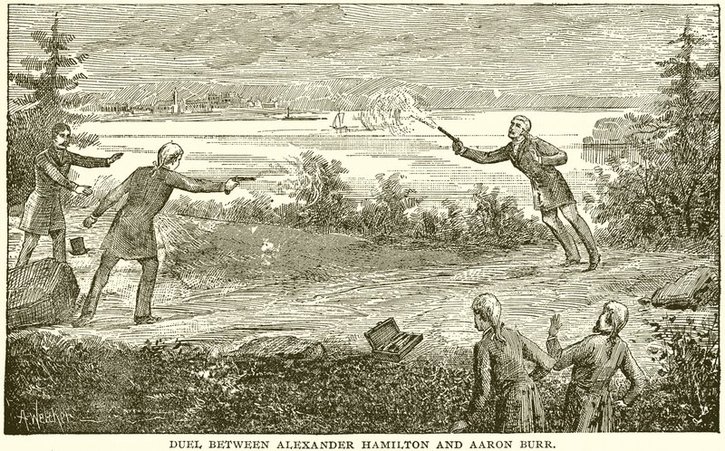 Duelo entre Alexander Hamilton e Aaron Burr de English School