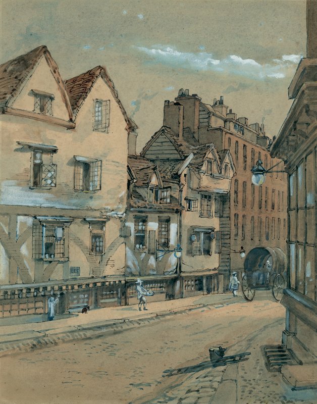 Duke Street em West Smithfield (wc no papel) de English School