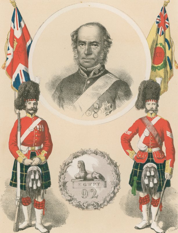 Duque de Richmond. Os noventa segundos, ou &39;Gordon Highlanders&39; de English School