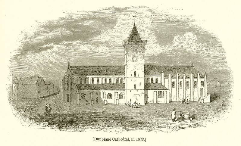 Catedral de Dunblane, em 1620 de English School