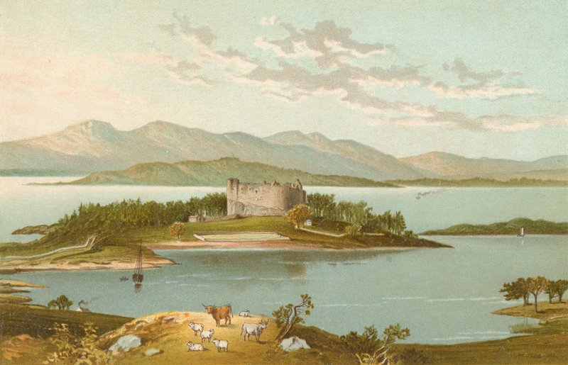 Castelo de Dunstaffnage e Loch Etive de English School