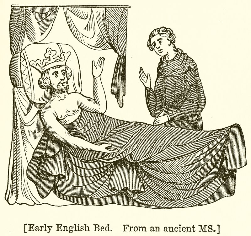 Cama inglesa adiantada de English School