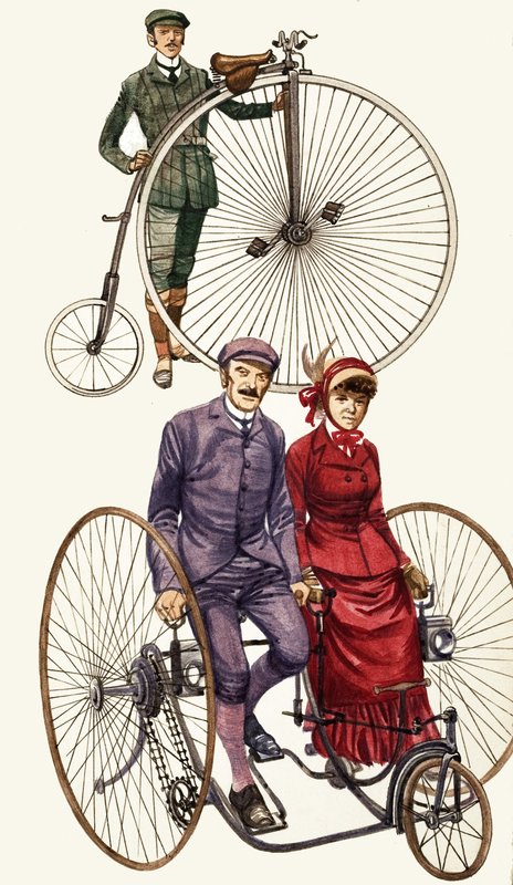 Montagem antecipada de bicicletas de English School