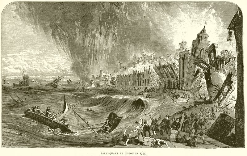 Terremoto em Lisboa em 1755 de English School