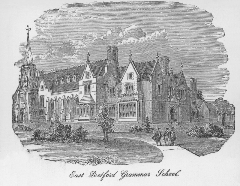 Escola de Gramática East Retford (gravura) de English School