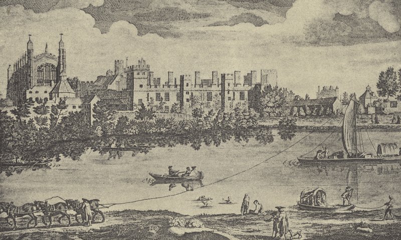 Vista Leste do Colégio, 1742 (gravura) de English School