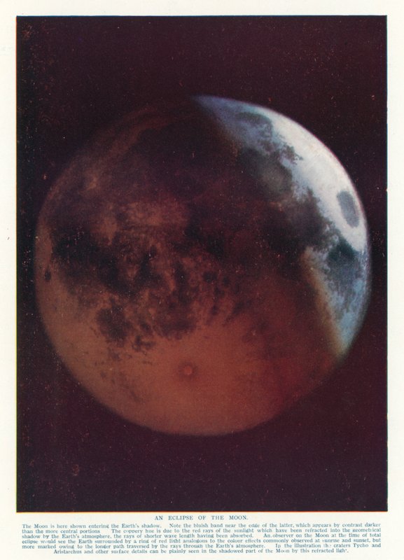 Eclipse da Lua (cor litho) de English School