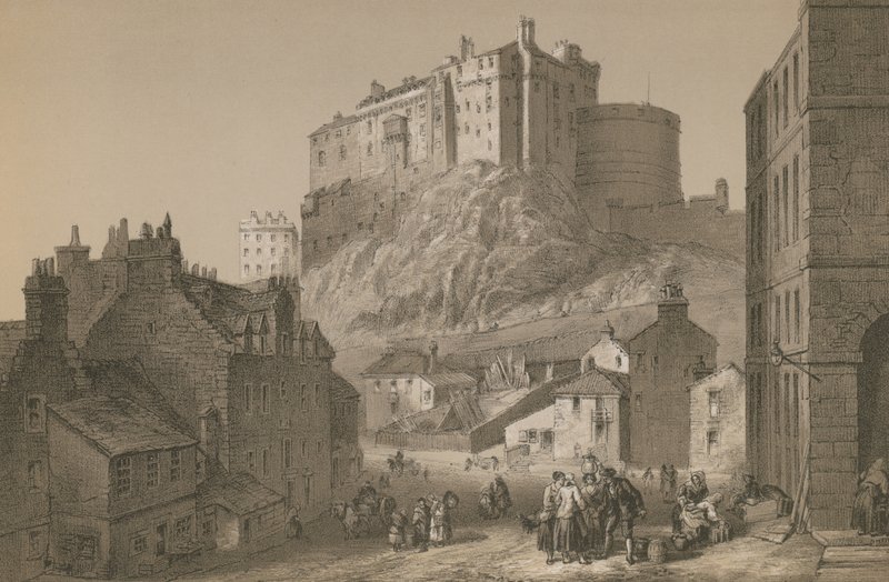 Castelo de Edimburgo de English School