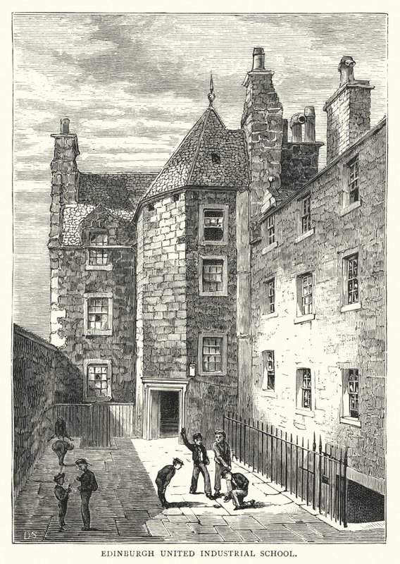Edinburgh United Industrial School (gravura) de English School