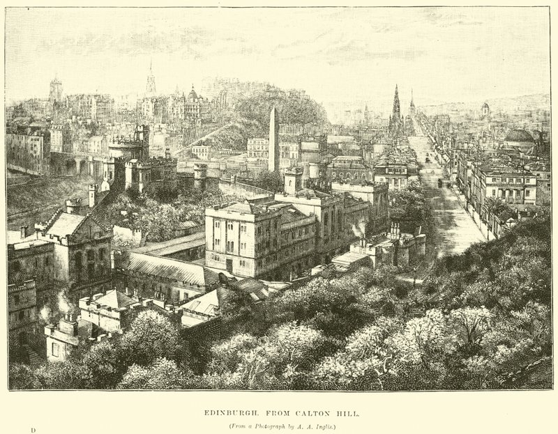 Edimburgo, de Calton Hill de English School